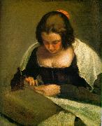 Diego Velazquez The Needlewoman oil on canvas